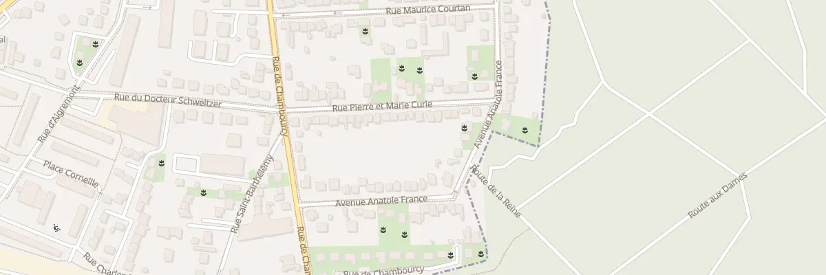 Plan du 28 Rue Pierre et Marie Curie à Poissy