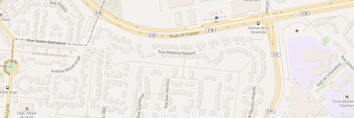 Plan du 19 Rue Adrienne Bolland à Voisins-le-Bretonneux