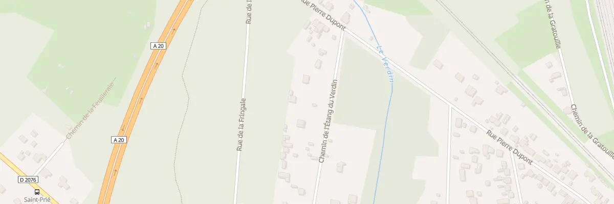 Plan du 19 Che de l’Etang du Verdin à Vierzon