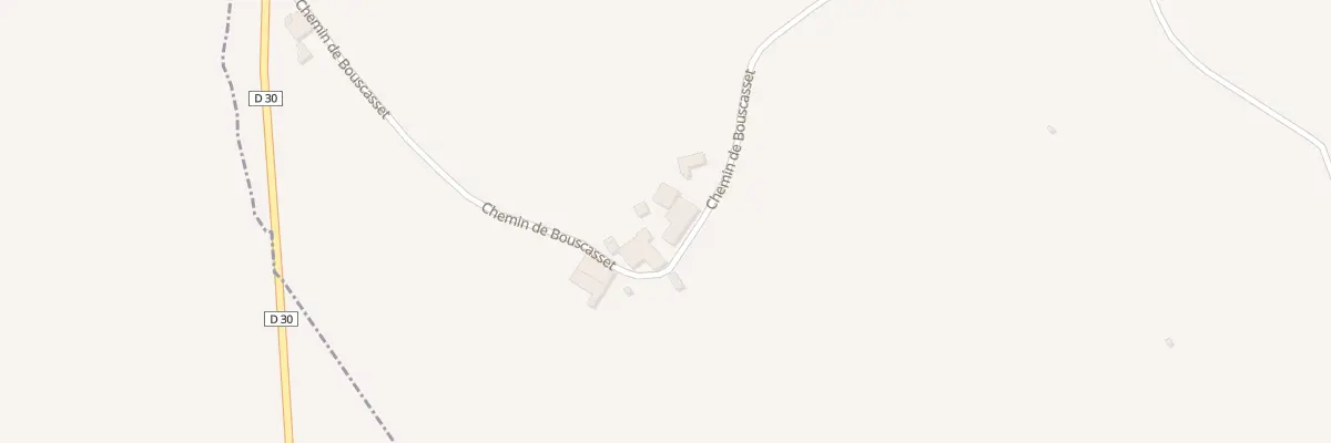 Plan du 46 Che de Bouscasset à Fénols