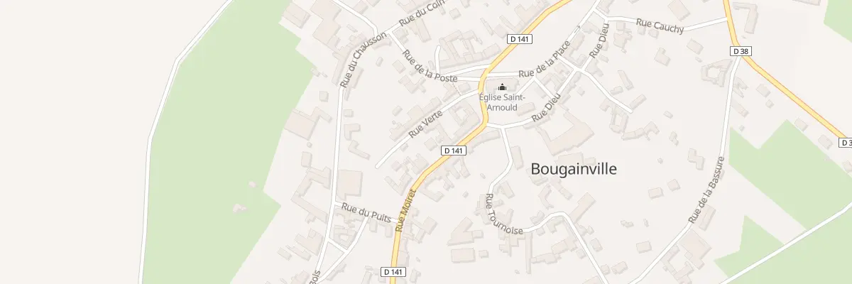 Plan du 6 Rue Moiret à Bougainville