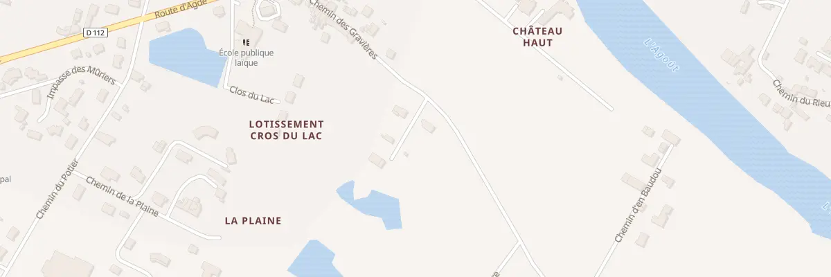 Plan du 230 Che des Gravières à Guitalens-L’Albarède