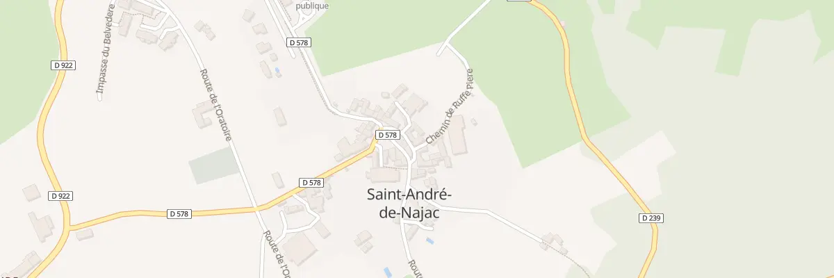 Plan du 5010 Saint Andre à Saint-André-de-Najac