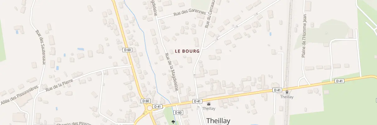 Plan du 5 Rue de la Scierie à Theillay