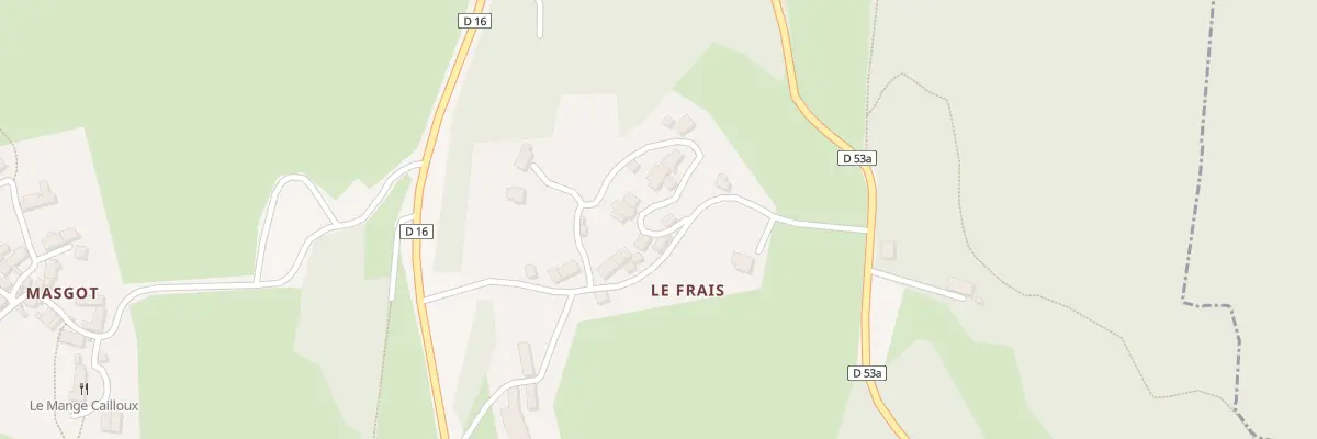 Plan du 8 Le Frais à Fransèches
