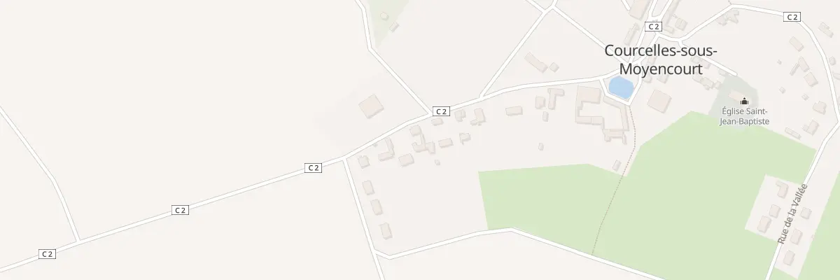 Plan du 23 Rue des Vignes à Courcelles-sous-Moyencourt