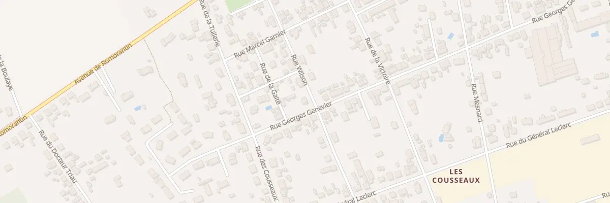 Plan du 72 Rue Georges Genevier à Salbris