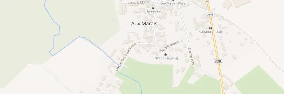 Plan du 171 Gr Grande Rue d’Aux Marais à Aux Marais