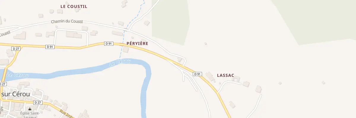 Plan du 2 Che du Coustil à Salles