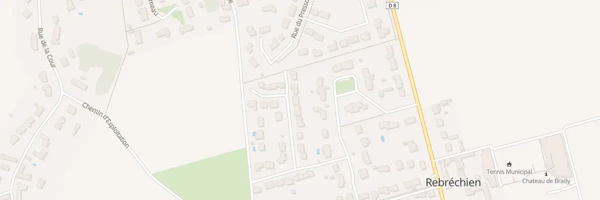 Plan du 28 Rue du Rayon d’Or à Rebréchien