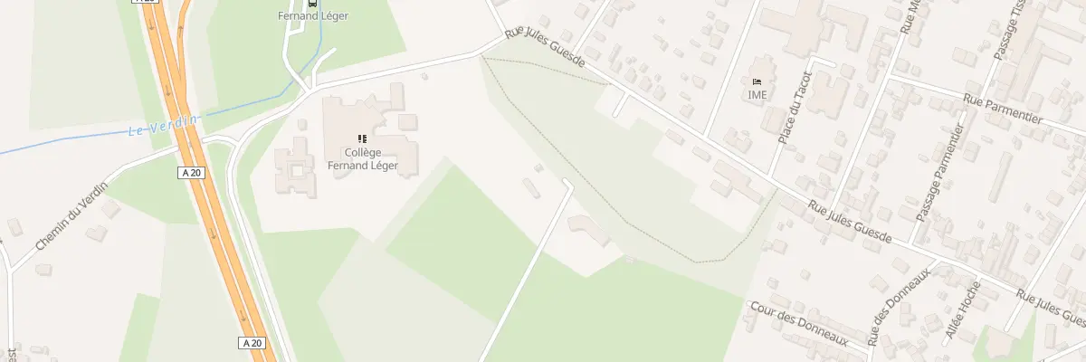 Plan du 52 Rue Jules Guesde à Vierzon