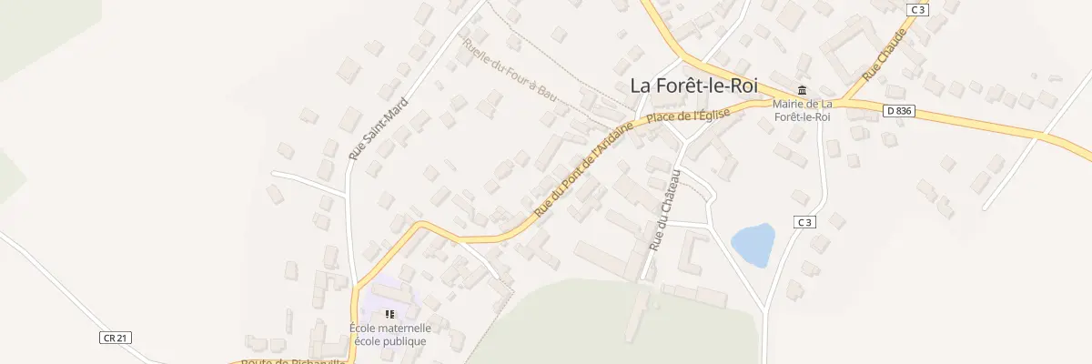 Plan du 22 Rue du Pont de l’Aridaine à La Forêt-le-Roi