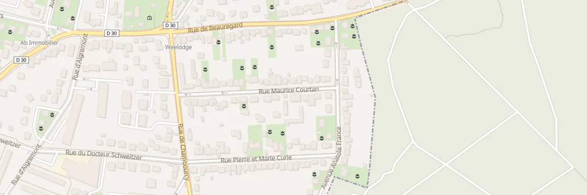 Plan du 28 Rue Maurice Courtan à Poissy