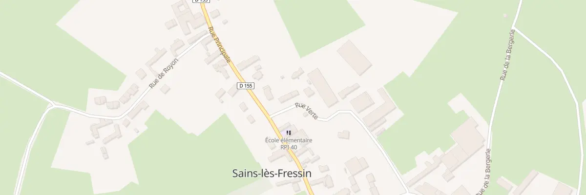 Plan du 34B Rue Verte à Sains-lès-Fressin