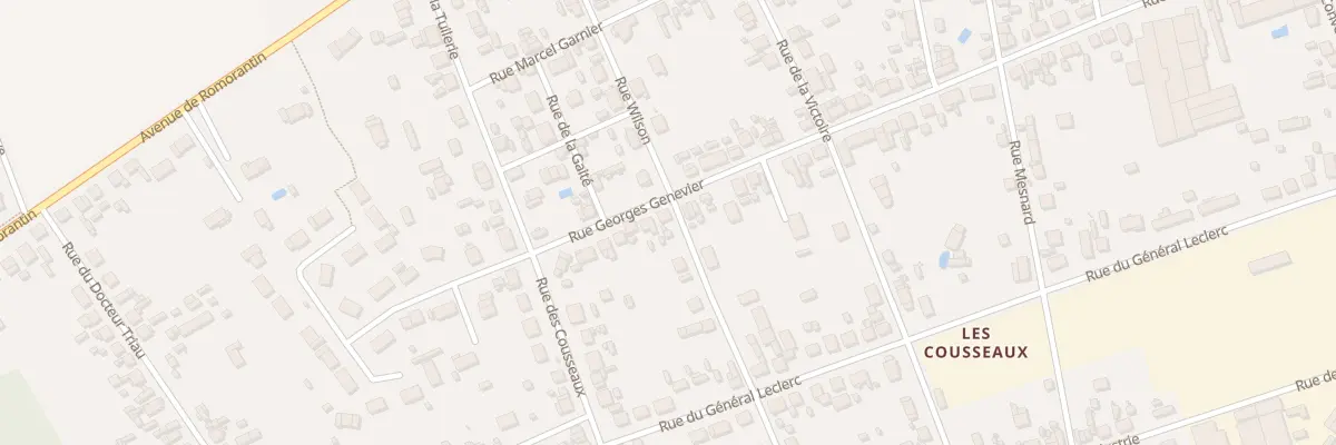 Plan du 69 Rue Georges Genevier à Salbris