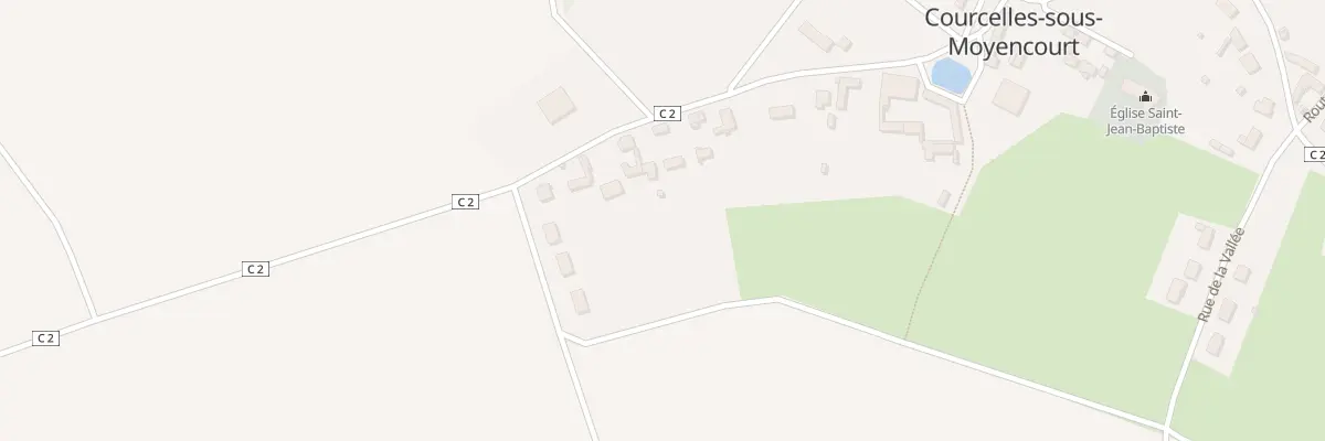 Plan du 21 Rue des Vignes à Courcelles-sous-Moyencourt