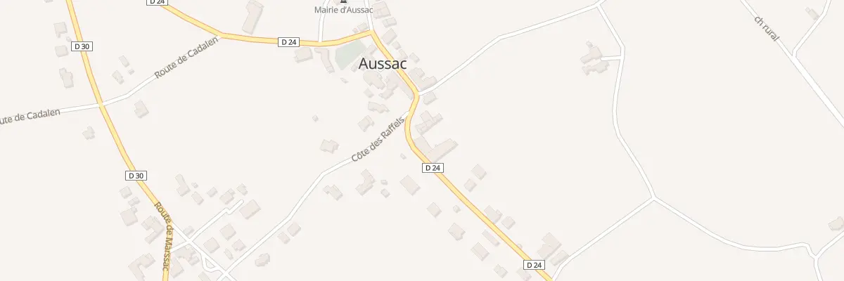 Plan du 5037 Aussac à Aussac