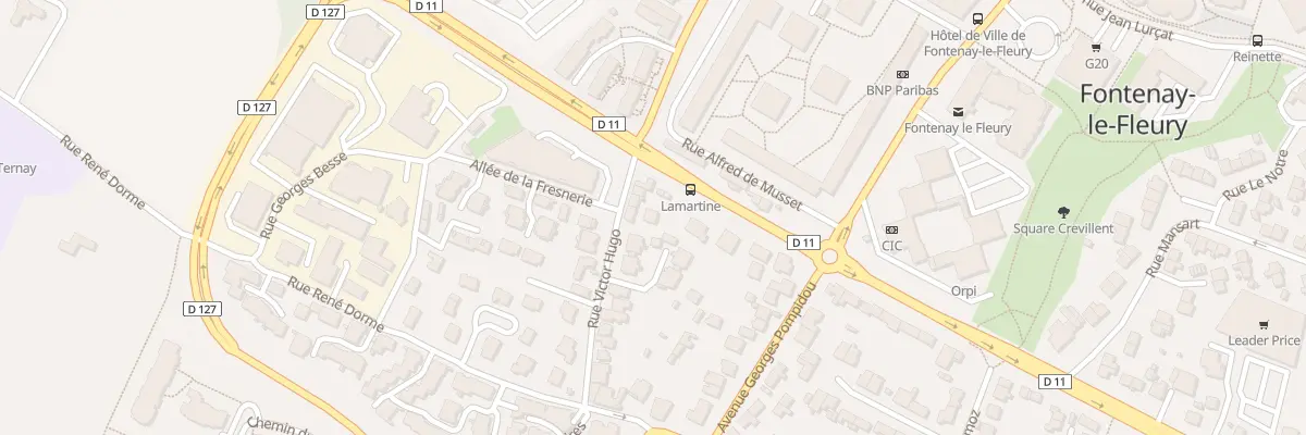 Plan du 20 Rue Victor Hugo à Fontenay-le-Fleury