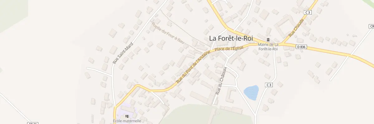 Plan du 18 Rue du Pont de l’Aridaine à La Forêt-le-Roi