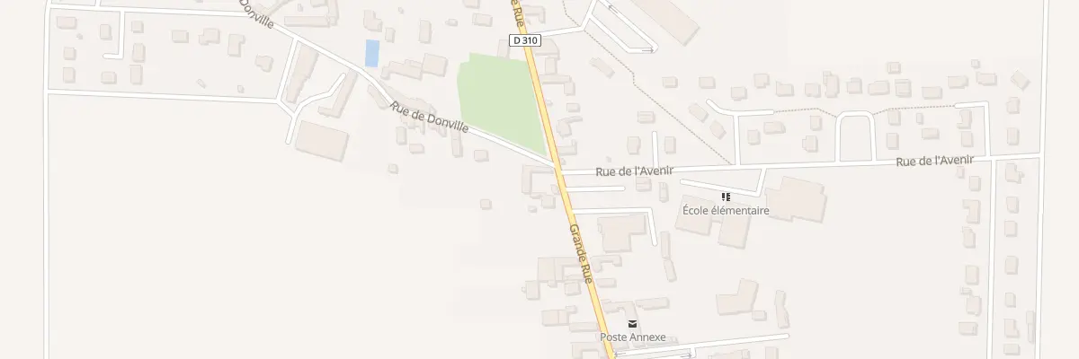 Plan du 65 Gr Grande Rue à Bazoches-les-Gallerandes
