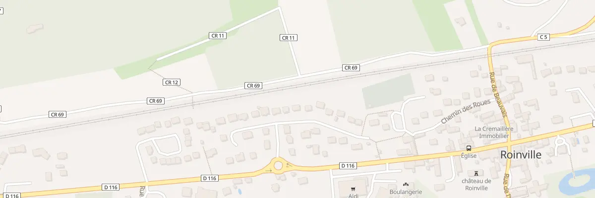 Plan du 11 Rue de la Cavée Saint-Martin à Roinville