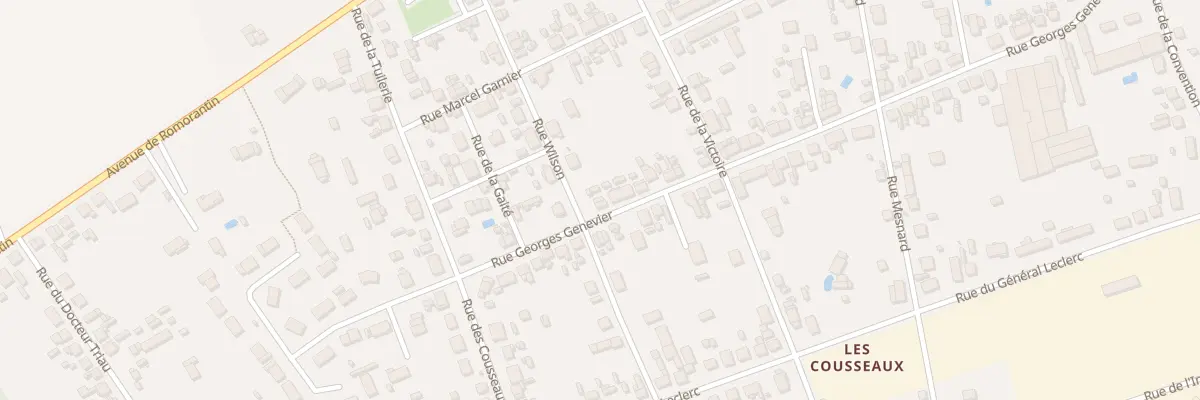 Plan du 70 Rue Georges Genevier à Salbris
