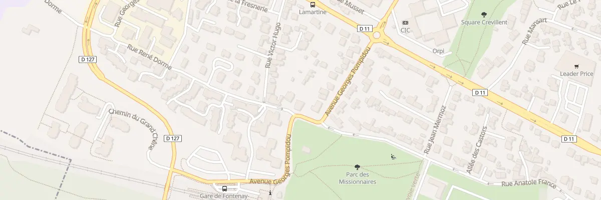 Plan du 54 Rue Anatole France à Fontenay-le-Fleury