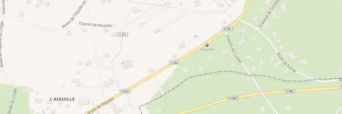 Plan du 1726 Rte de l’Aiguille à Figeac