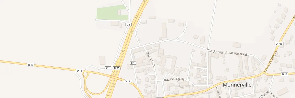 Plan du 4 Rue du Croc à Monnerville
