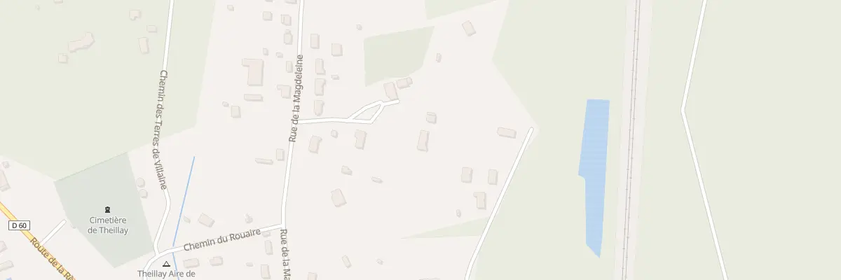 Plan du 31 Rue du Cerceau à Theillay