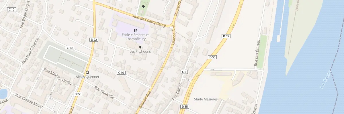 Plan du 742 Grande Rue à Carrières-sous-Poissy