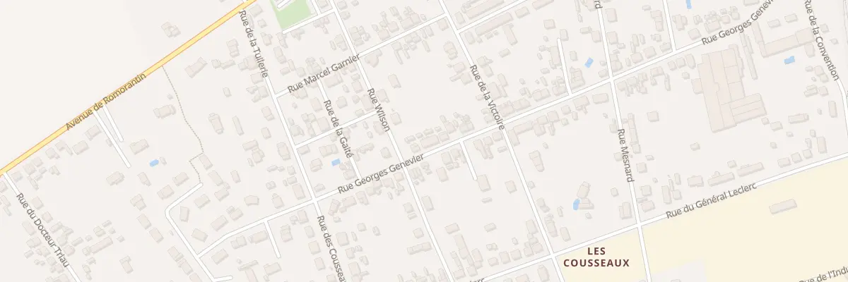 Plan du 68 Rue Georges Genevier à Salbris