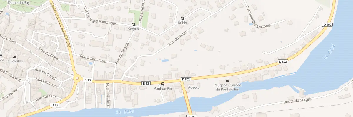 Plan du 20 Rue du Rubis à Figeac