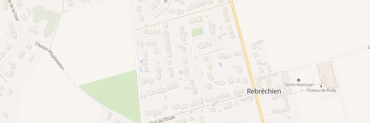 Plan du 16 Rue du Bas de Jumeau à Rebréchien