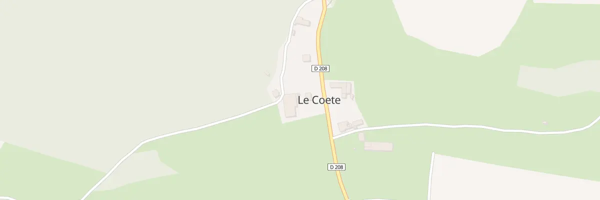 Plan du 93 Rue Hameau de la Coete à Bouvelinghem