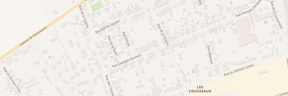 Plan du 64 Rue Georges Genevier à Salbris