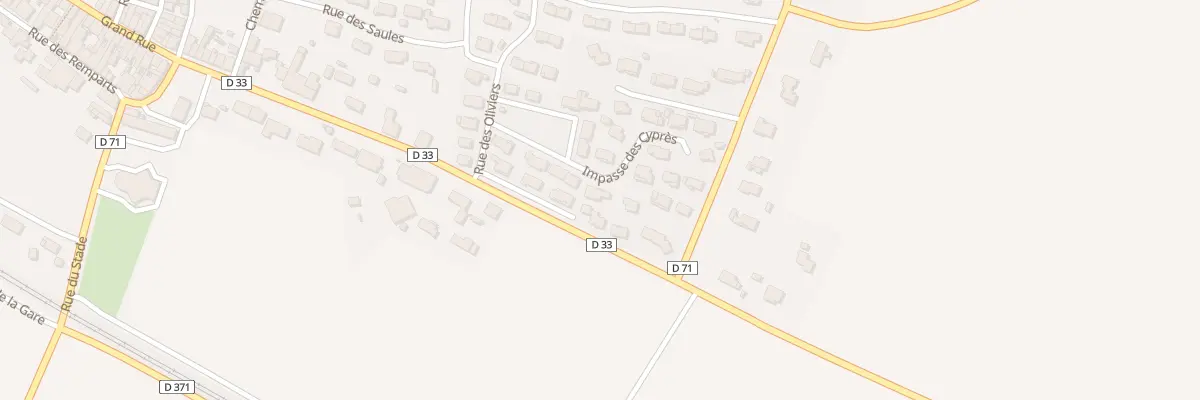 Plan du 2 Imp des Cypres à Pexiora
