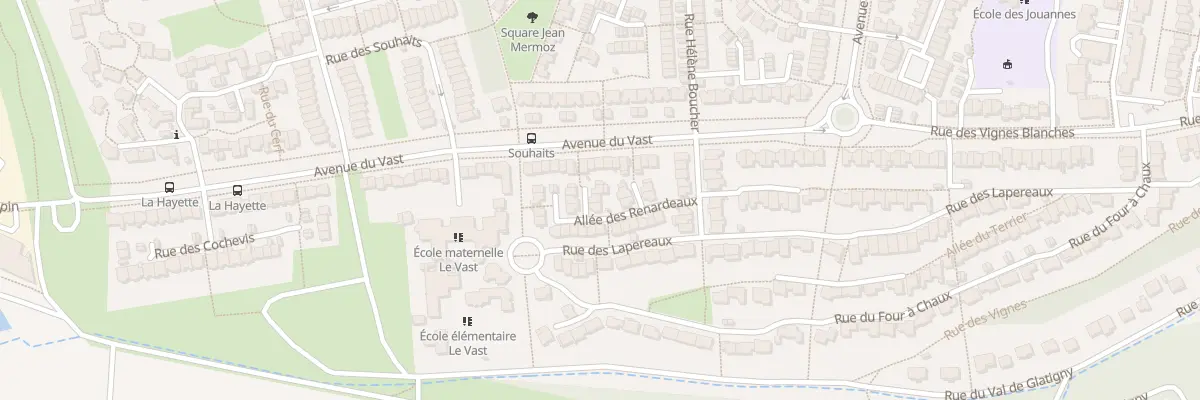 Plan du 12 Rue des Renardeaux à Jouy-le-Moutier