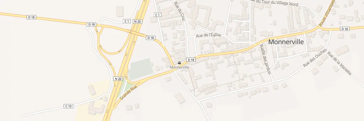 Plan du 30 Gr Gde Rue à Monnerville