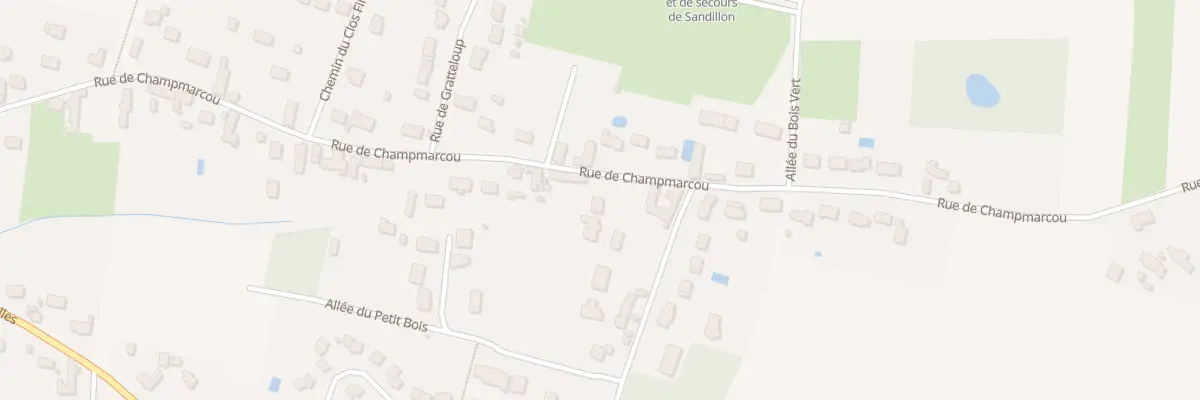 Plan du 614 Rue de Champmarcou à Sandillon