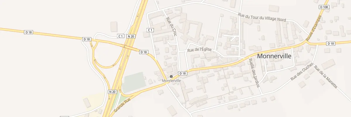 Plan du 4 Pl de la Bouverie à Monnerville
