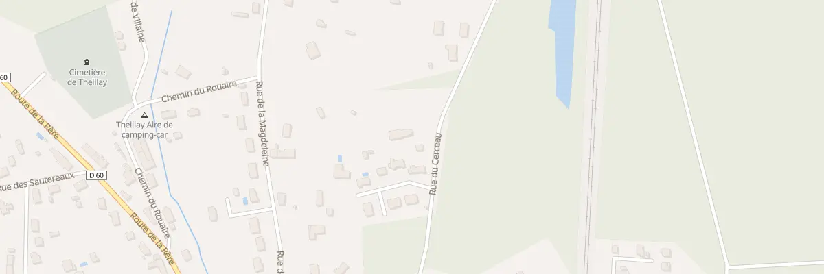 Plan du 15 Rue du Cerceau à Theillay