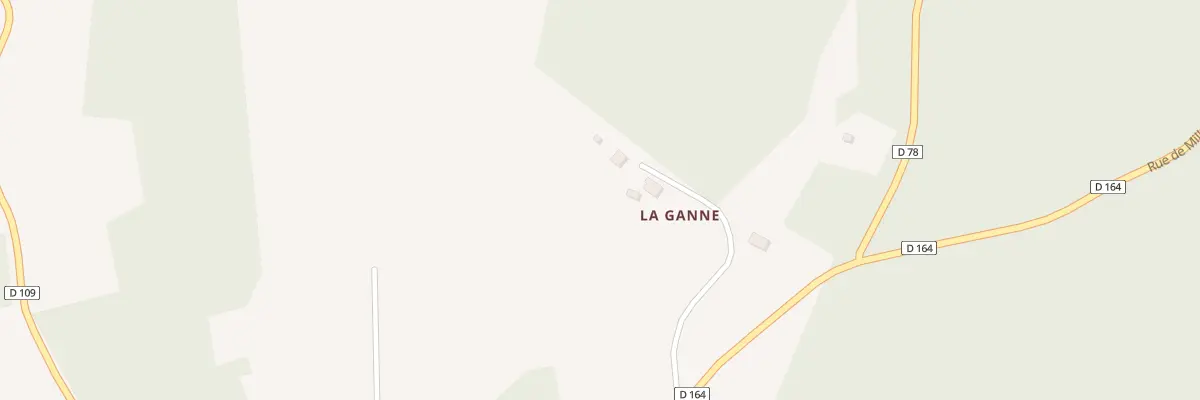 Plan du 5154 La Ganne à Saint-Merd-les-Oussines