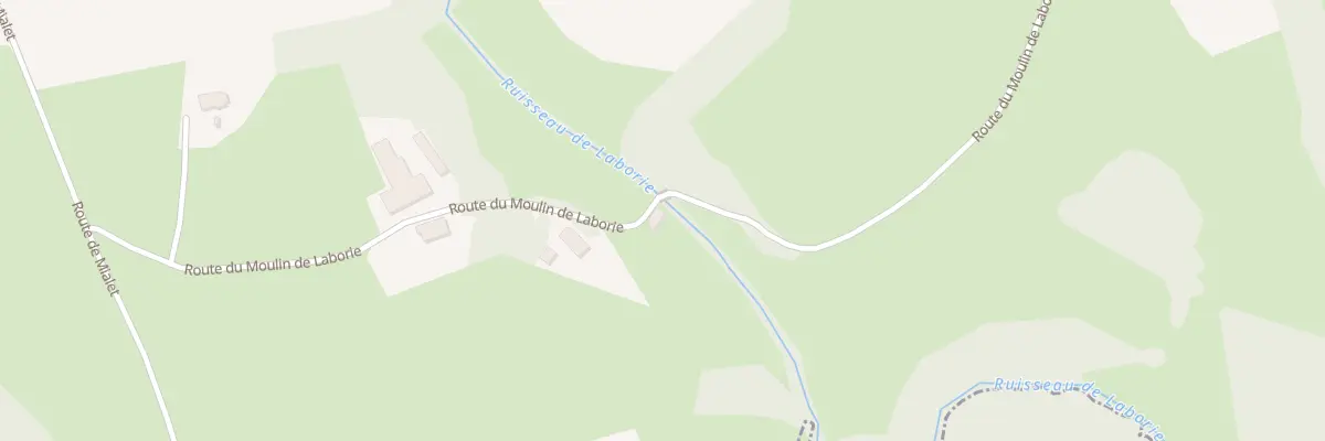 Plan du 186 Moulin de Laborie à Gorses