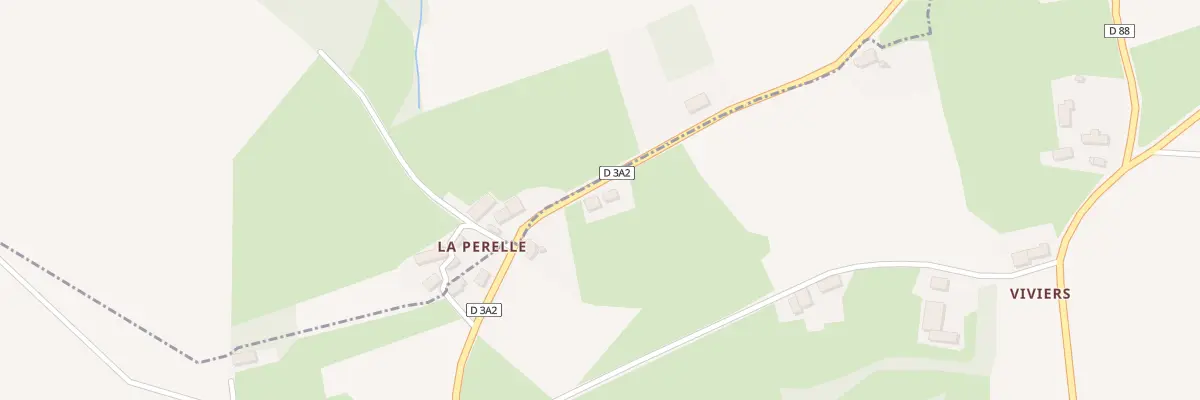 Plan du 4 La Perelle à Tercillat