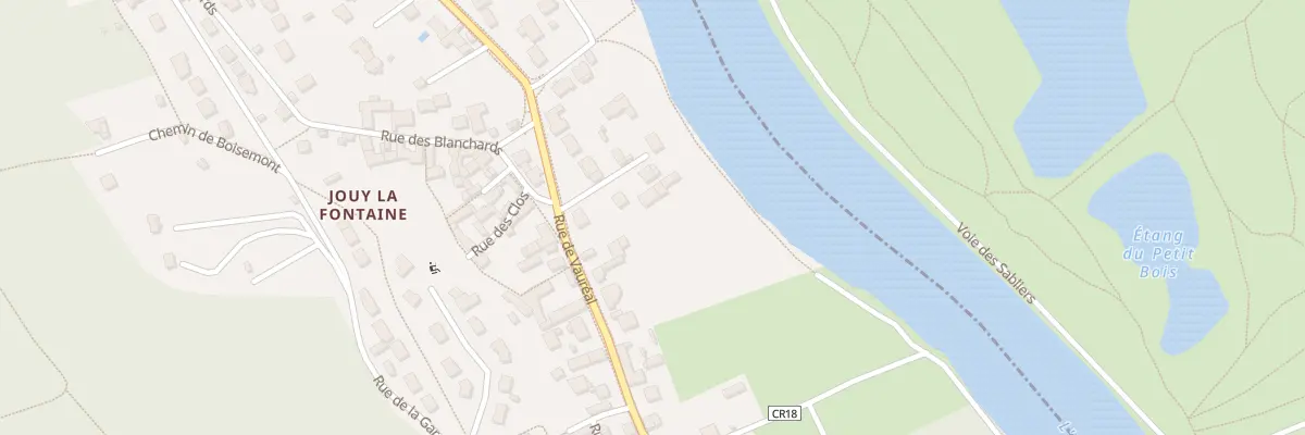 Plan du 20 Rue de Vauréal à Jouy-le-Moutier