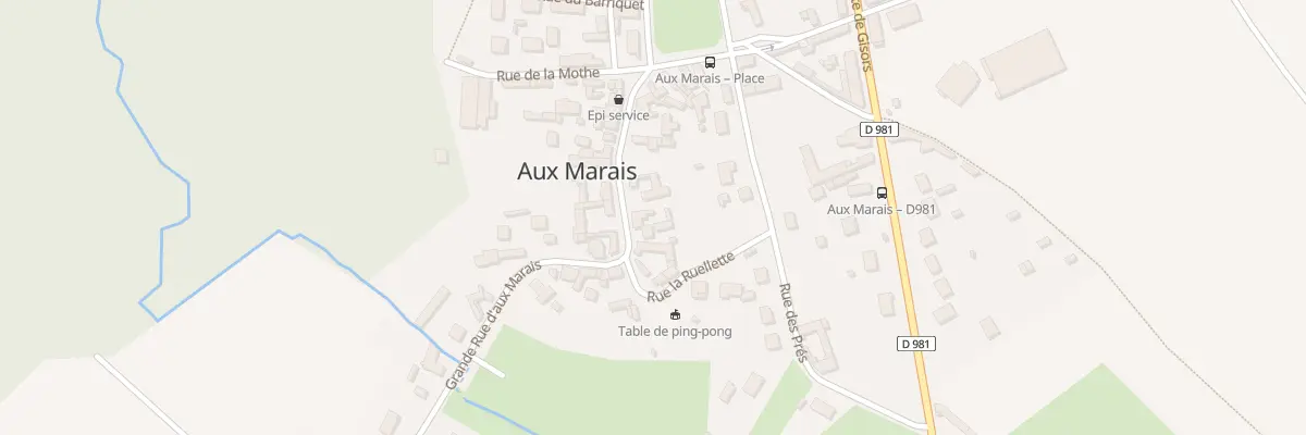 Plan du 107 Grande Rue d’Aux Marais à Aux Marais