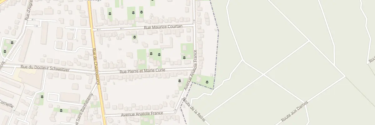 Plan du 43 Rue Pierre et Marie Curie à Poissy