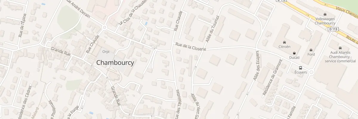 Plan du 14 Rue des Têtelottes à Chambourcy