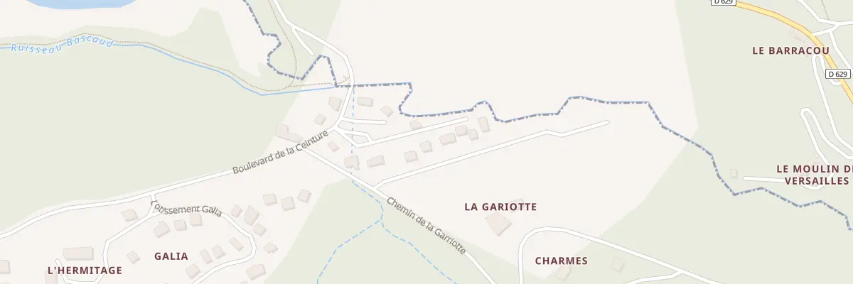 Plan du 4 Imp des Eaux Vives aux Brunels
